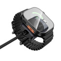 Hoco CW66 kabel USB-C 2v1 pro Apple Watch černý