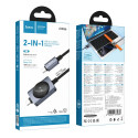 Hoco CW66 kabel USB-C 2v1 pro Apple Watch černý