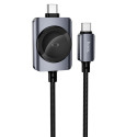 Hoco CW66 kabel USB-C 2v1 pro Apple Watch černý