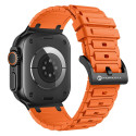 Řemínek Forcell F-DESIGN FA06 pro Apple Watch 38/40/41 mm - oranžov