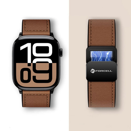 Řemínek Forcell F-Design FA21 pro Apple Watch 38/40/41 mm černý