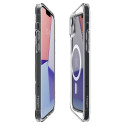 Spigen Ultra Hybrid Mag pouzdro s MagSafe pro iPhone 14 - průhledné bílé