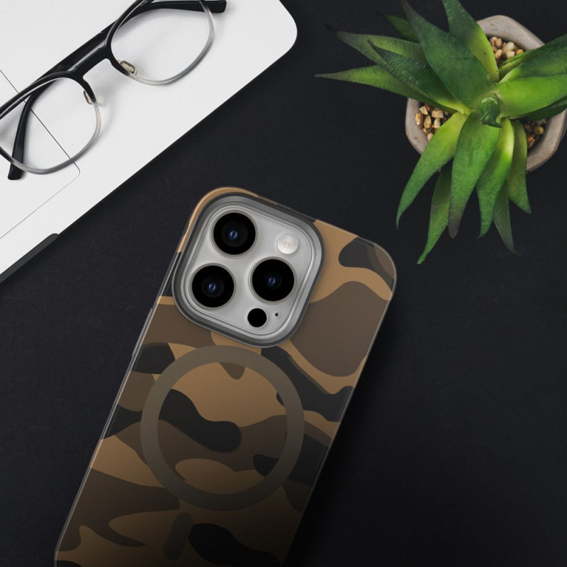 Kryt Forcell F-PROTECT Levels pro iPhone 16 PRO MAX - desert camo