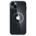 Spigen Ultra Hybrid Mag pouzdro s MagSafe pro iPhone 14 Plus - průhledné šedé