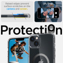 Spigen Ultra Hybrid Mag pouzdro s MagSafe pro iPhone 14 Plus - průhledné šedé