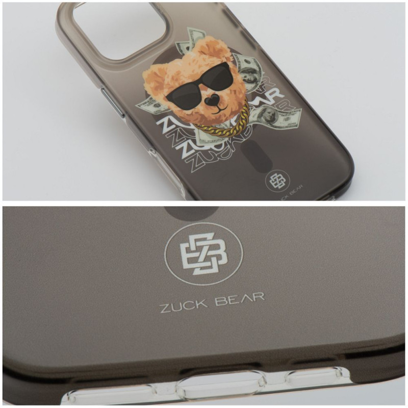 Kryt ZUCK BEAR HAROLD MAG pro iPhone 16 Pro Max - černý