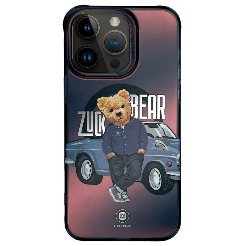 Kryt ZUCK BEAR CALIFORNIA COOL MAG pro iPhone 15 Pro Max - holo sunrise