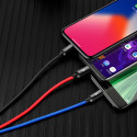 BASEUS CAMLT-BSY01 Odolný Fast Charge 3,5A nabíjecí a datový kabel 3v1, 1,2m, barevný