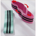 sada stretching strap pro cvičení – růžová