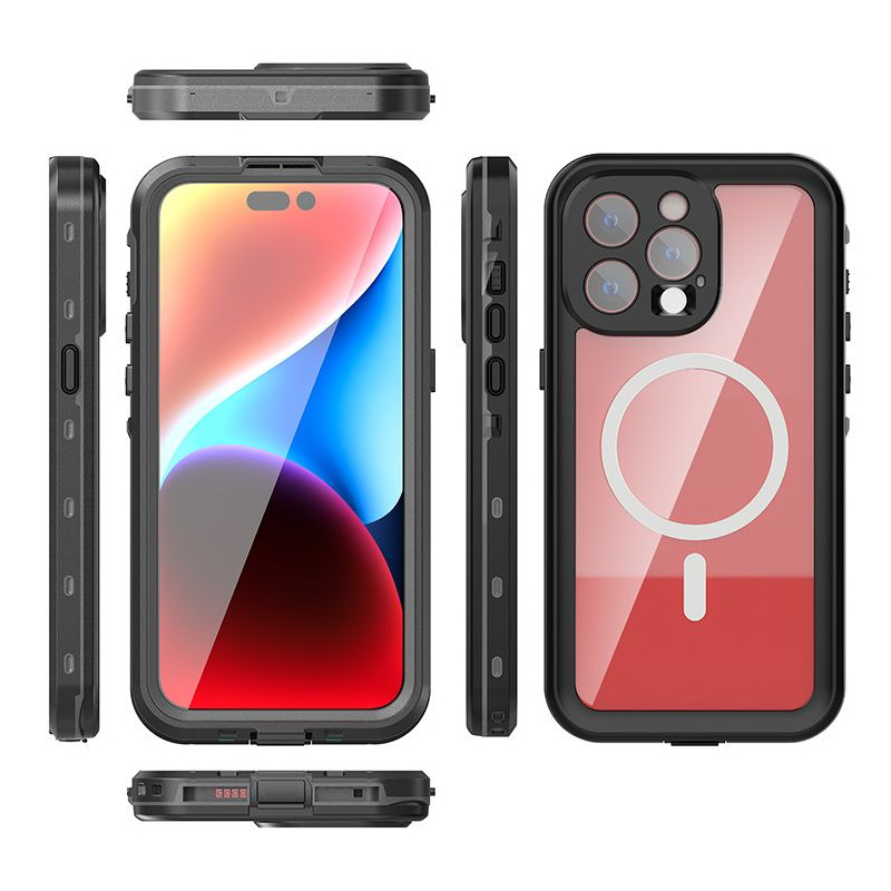 Kryt Shellbox SHELLBOX DOT pro iPhone 15 PRO MAX - black