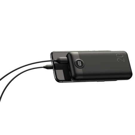 Powerbanka Veger L20S 20000 mAh PD 20W QC3.0 černá