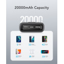 Powerbanka Veger L20S 20000 mAh PD 20W QC3.0 černá