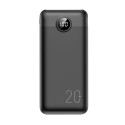 Powerbanka Veger L20S 20000 mAh PD 20W QC3.0 černá