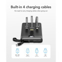 Powerbanka Veger C10 10 000 mAh – vestavěné kabely