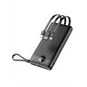Powerbanka Veger C10 10 000 mAh – vestavěné kabely