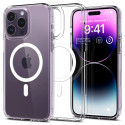 Spigen Ultra Hybrid Mag pouzdro s MagSafe pro iPhone 14 Pro Max - průhledné bílé