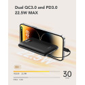 Powerbanka Veger C11 (W1170) 10000 mAh 22,5 W - černá
