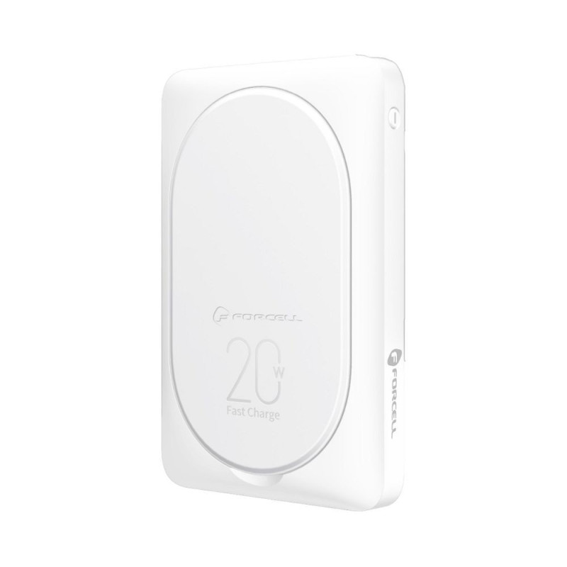 Powerbanka pro MagSafe Forcell F-Energy MagStand F10K2 - bílá