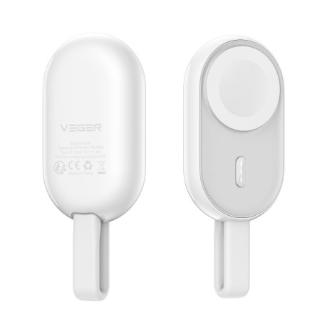 Powerbanka Veger W0102 pro Apple Watch - Pomme white