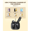 Powerbanka Veger POGO 4× 5000 mAh set černá