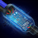 BASEUS CAMLT-BSY01 Odolný Fast Charge 3,5A nabíjecí a datový kabel 3v1, 1,2m, barevný