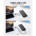 Powerbanka Veger TCE130 130W 25000 mAh PD - black