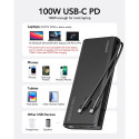 Powerbanka Veger TCE130 130W 25000 mAh PD - black