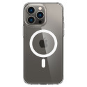 Spigen Ultra Hybrid Mag pouzdro s MagSafe pro iPhone 14 Pro Max - průhledné bílé