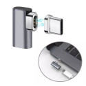 BASEUS CATCX-0G Magnetický USB-C konektor pro nabíjení MacBook/iPad Pro, Space Grey šedý