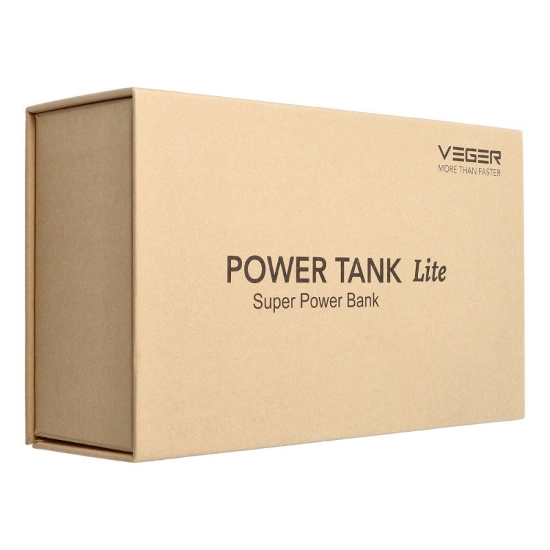 Powerbanka Veger TANK LITE (W5001) pro mobilní zařízení – černá