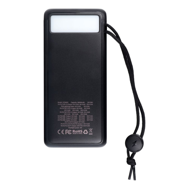 Powerbanka Veger TANK BOOST (W5001C) pro notebook/telefony - černá