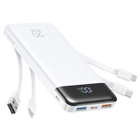 Powerbanka Charmast W2065 20000 mAh PD 22,5W bílá