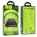 Hoco J101A Astute 20000 mAh powerbanka 22,5W - černá
