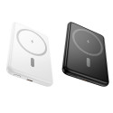 Hoco J140A powerbanka 5000 mAh MagSafe/Qi – bílá