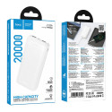 Hoco J153A Stability 20000 mAh powerbanka - bílá