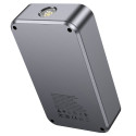 Powerbanka Hoco QS7 10 000 mAh 18W + 12V - metal gray