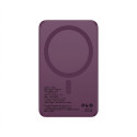 Powerbanka Forcell F-ENERGY SLIM F5K9 MagSafe - vínová