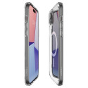 Spigen Ultra Hybrid Mag pouzdro s MagSafe pro iPhone 15 Plus - bílé