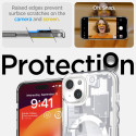 Spigen Ultra Hybrid Mag pouzdro s MagSafe pro iPhone 15 Plus - bílé (Zero One design)