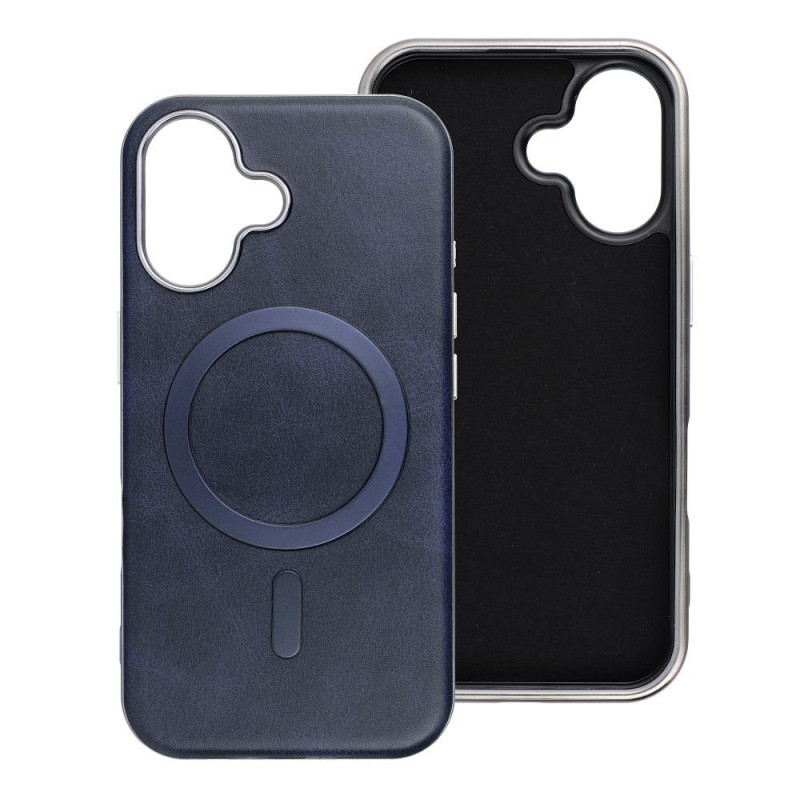 Kryt GENTLEMAN MAG COVER pro iPhone 12 - tmavě modrý