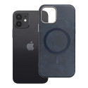 Kryt GENTLEMAN MAG COVER iPhone 12 – tmavě modrý
