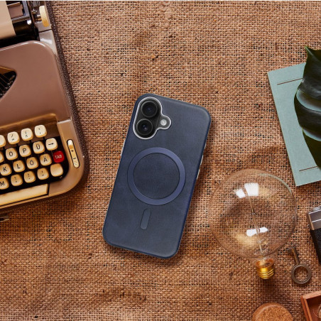 Kryt Gentleman Mag Cover pro iPhone 15 tmavě modrý
