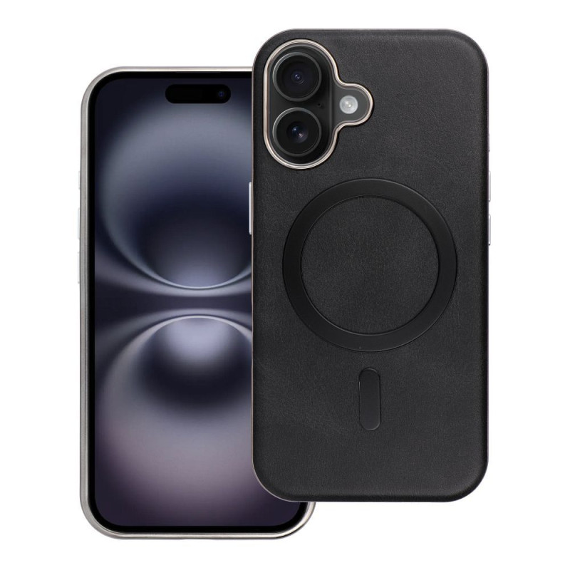 Kryt GENTLEMAN MAG COVER pro iPhone 16 - černý