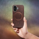 Pouzdro GENTLEMAN MAG COVER iPhone 16 PRO - hnědá