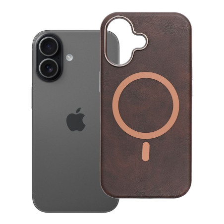Kryt Gentleman Mag Cover iPhone 17 – hnědá