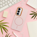 Kryt FRAME MAG COVER pro Samsung A36 - pudrově růžový