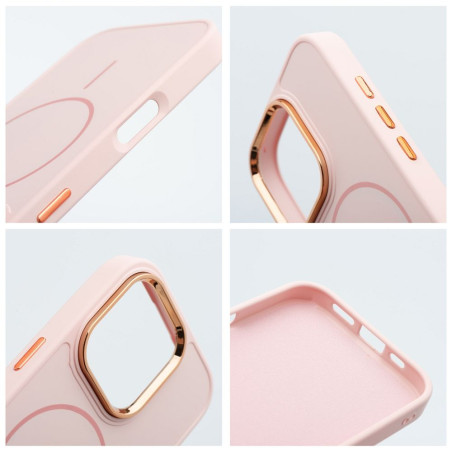 Kryt Frame Mag Cover iPhone 15 Pro Max - pudrově růžový