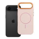 Kryt FRAME MAG COVER pro iPhone 17 - pudrově růžový