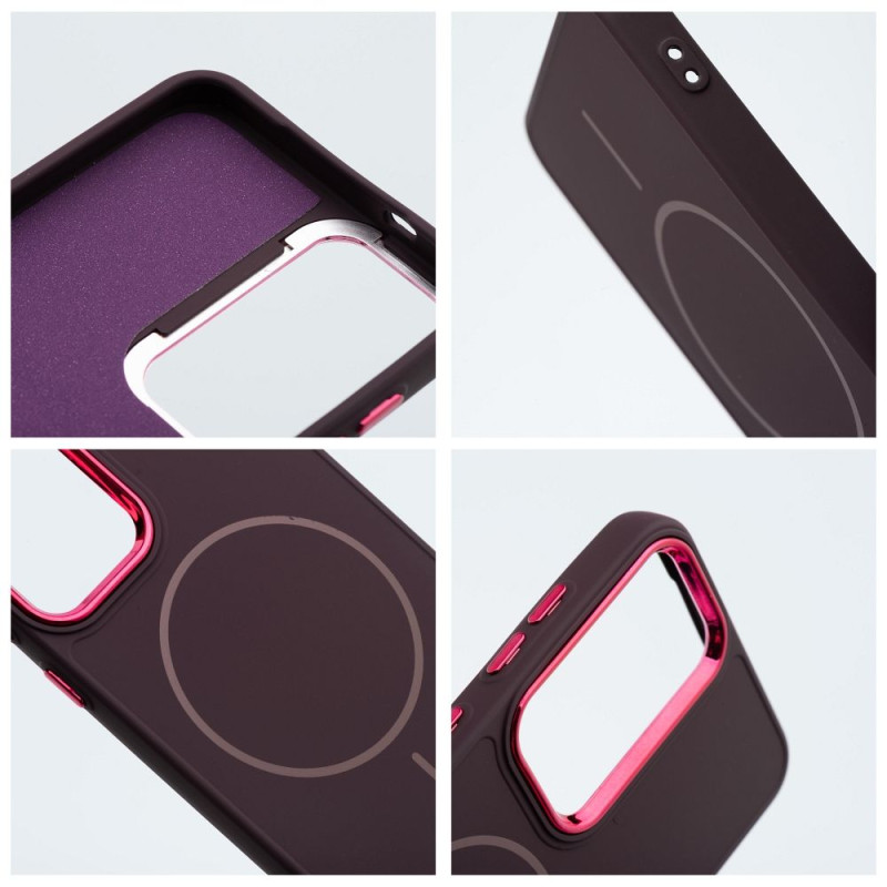Kryt FRAME MAG COVER pro Samsung Galaxy S25 FE - fialová (MagSafe)