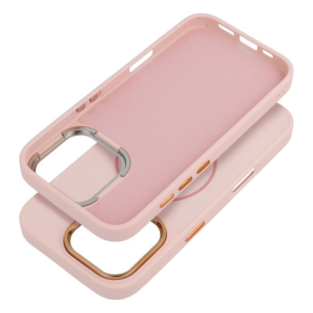 Kryt FRAME MAG COVER iPhone 11 MagSafe - pudrově růžový